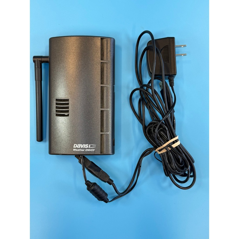 Davis Weather Envoy #6316 Wireless Receiver Power Adapter & USB Cable - Untested